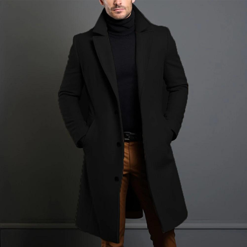 Men's coat made of high-quality wool