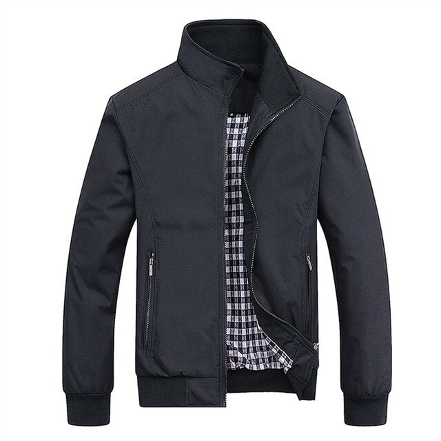 Men's Slim Fit Lightweight Bomber Jacket