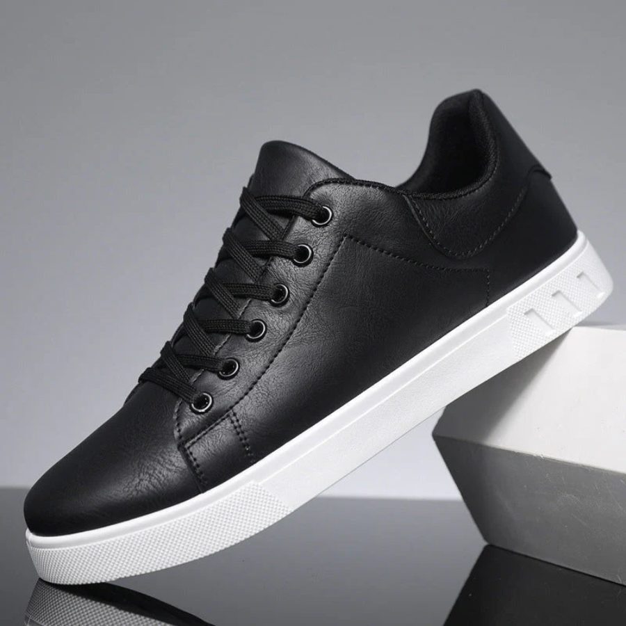 Men's Leather Sneakers Modern Design
