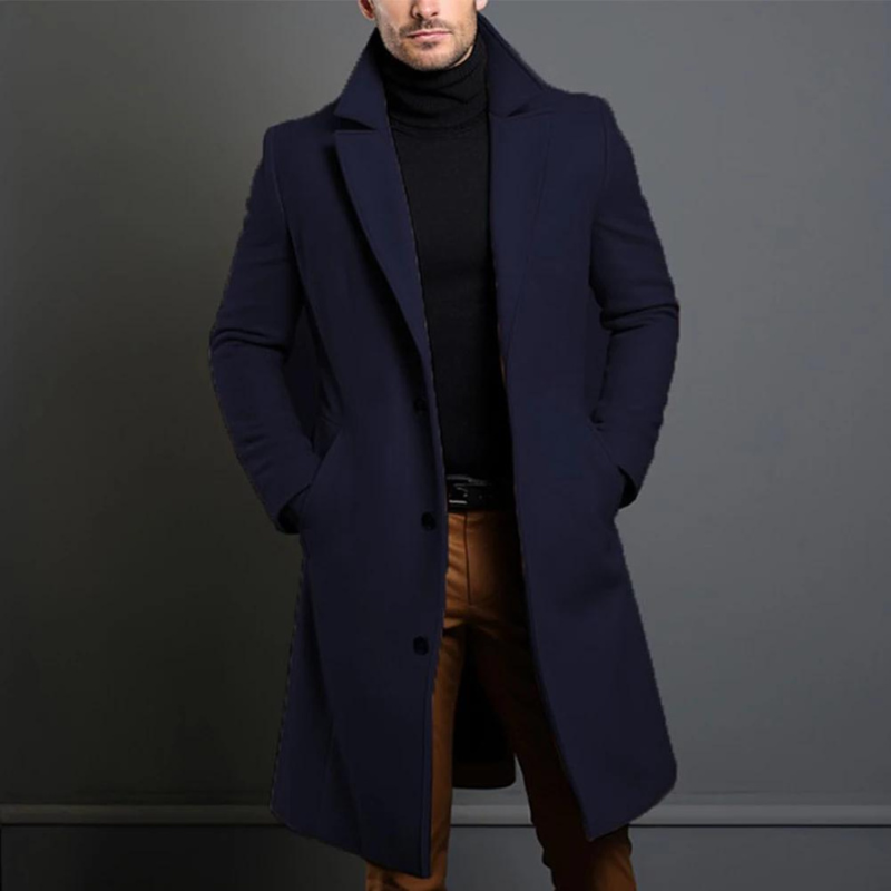 Men's coat made of high-quality wool