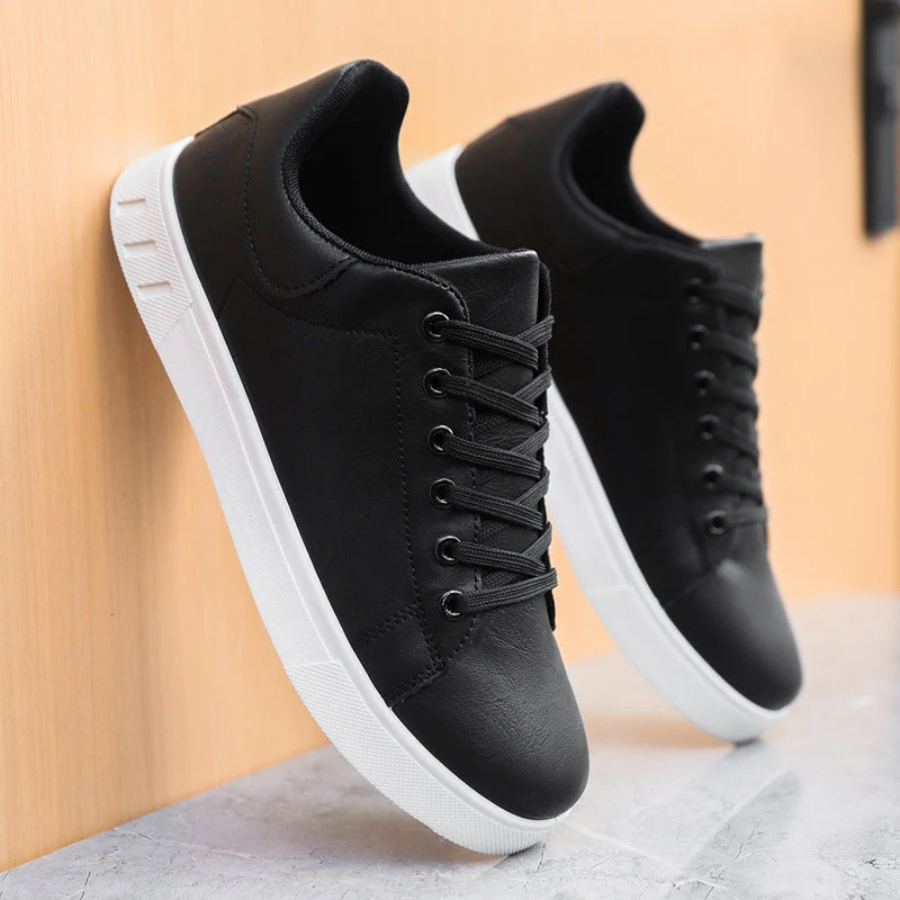 Men's Leather Sneakers Modern Design
