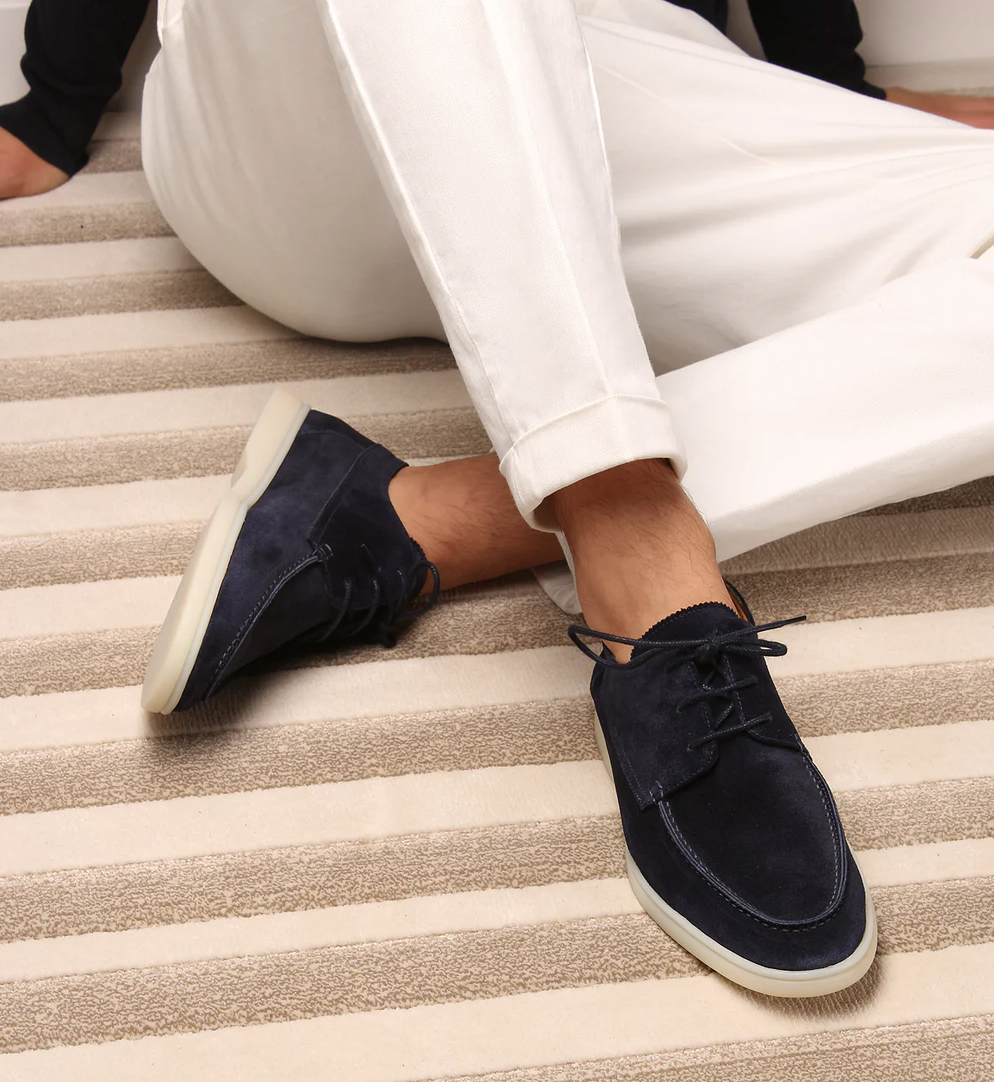 Men's suede loafers timeless design