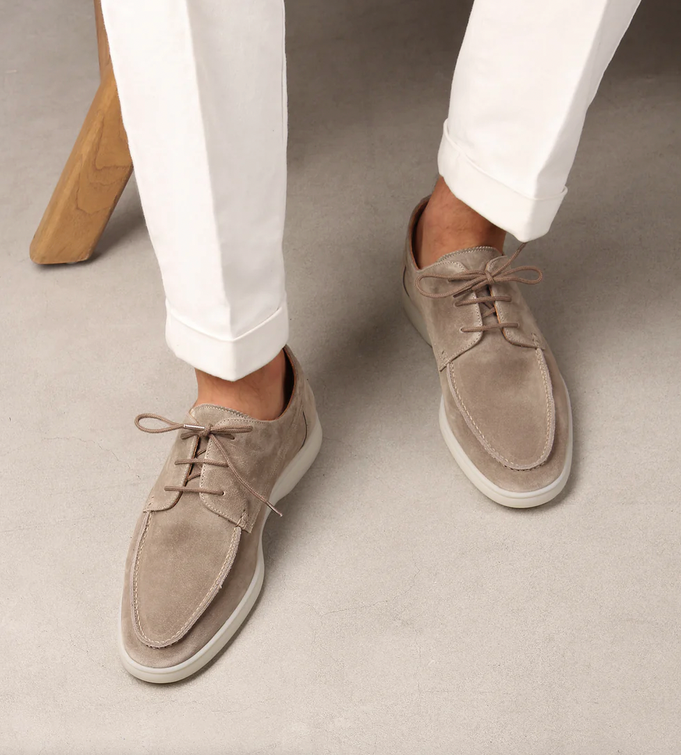 Men's suede loafers timeless design