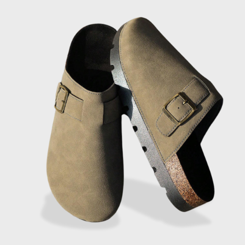 Leroy™ - Boston Leather Slippers