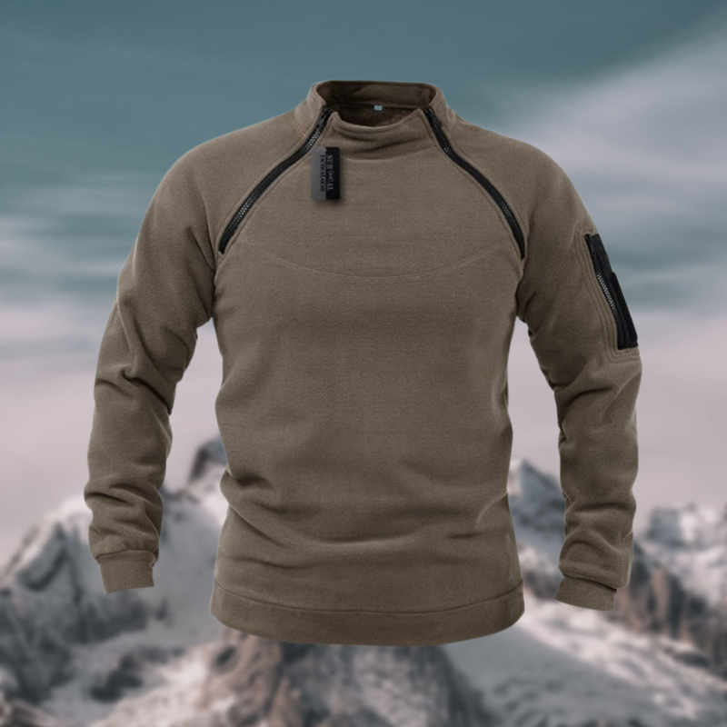 Men's Fleece Pullover with Pockets