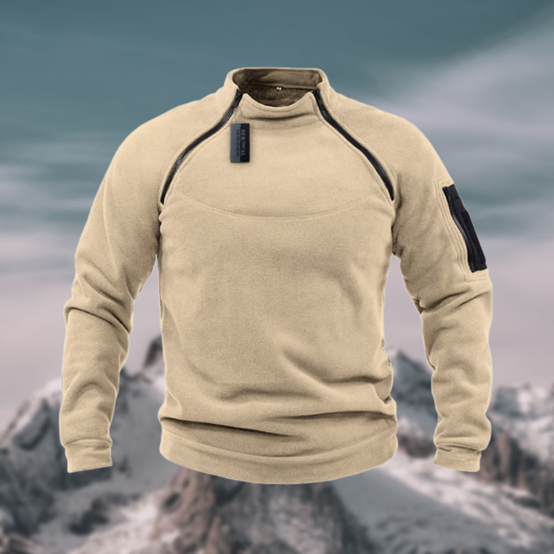 Men's Fleece Pullover with Pockets