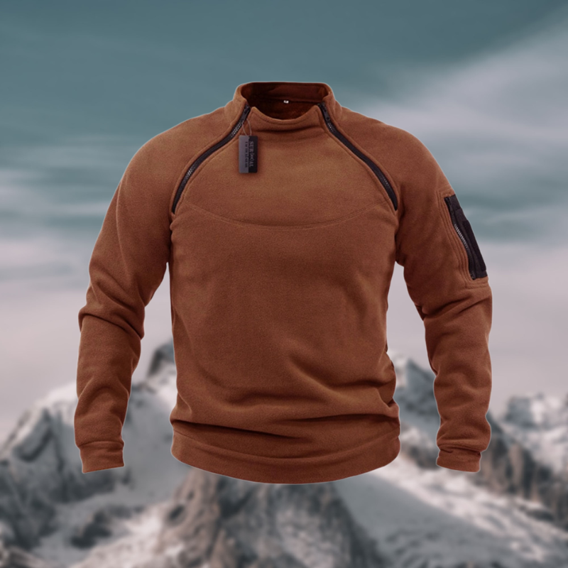 Men's Fleece Pullover with Pockets