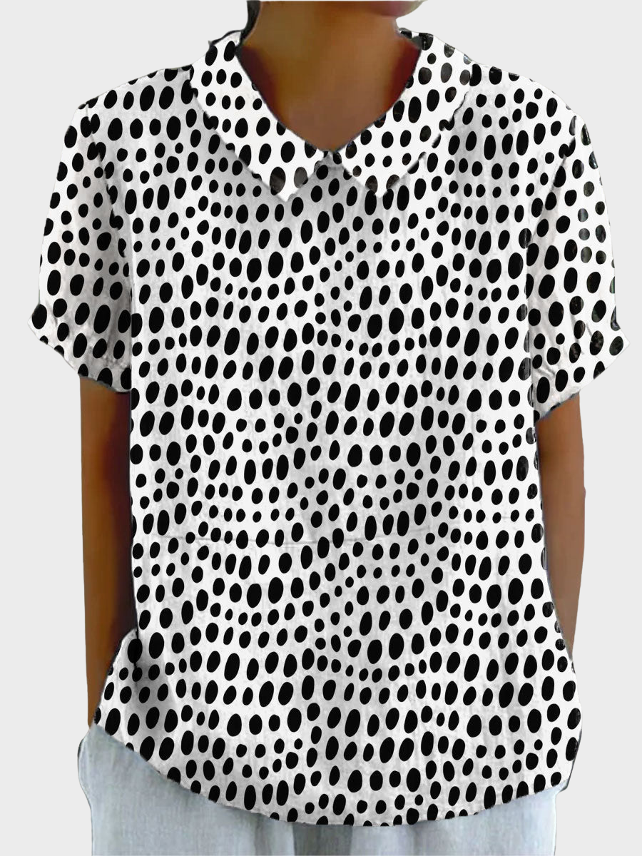 Lila™ - Sunburst Patchwork Shirt