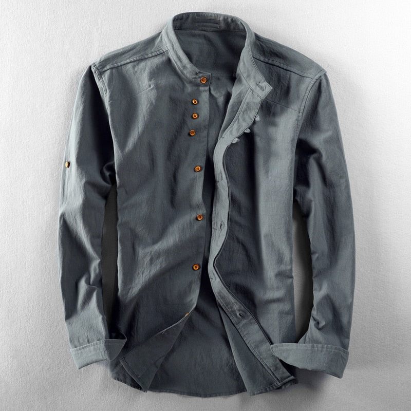 Men's Shirt with Gradient Colour and Classic Look