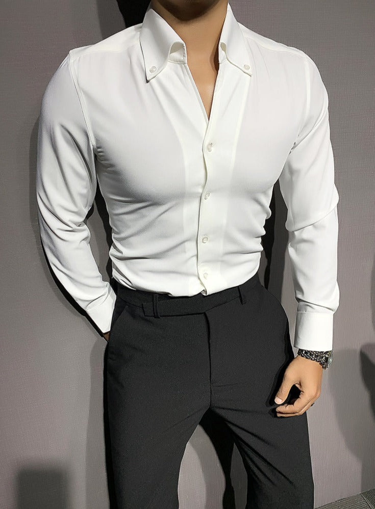 Men's Long Sleeve Shirt Elegant Fit