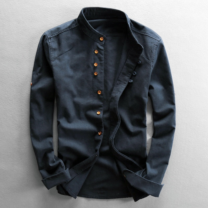 Men's Shirt with Gradient Colour and Classic Look