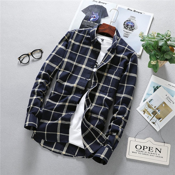 Men's Long Sleeve Oxford Shirt