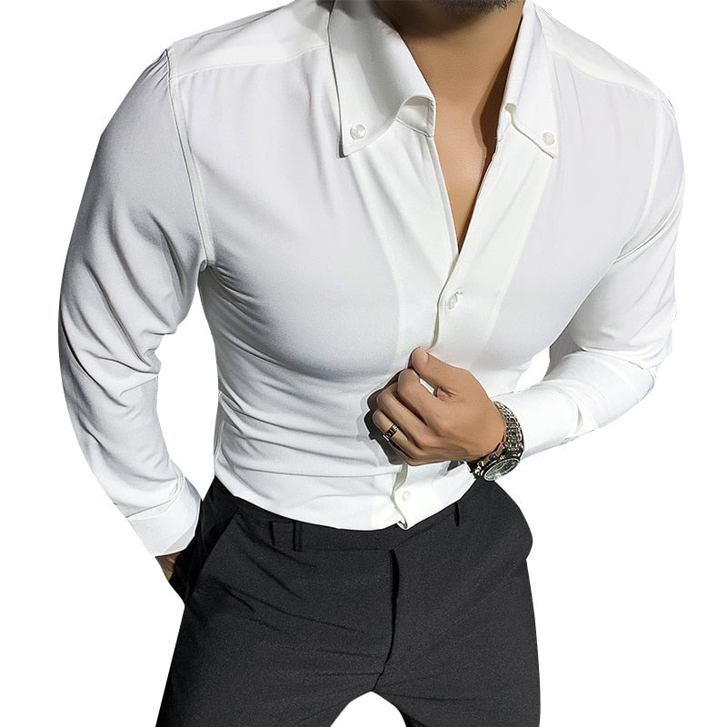 Men's Long Sleeve Shirt Elegant Fit