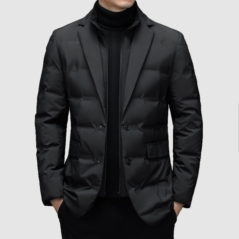 Men's Jacket with Tailored Fit Design