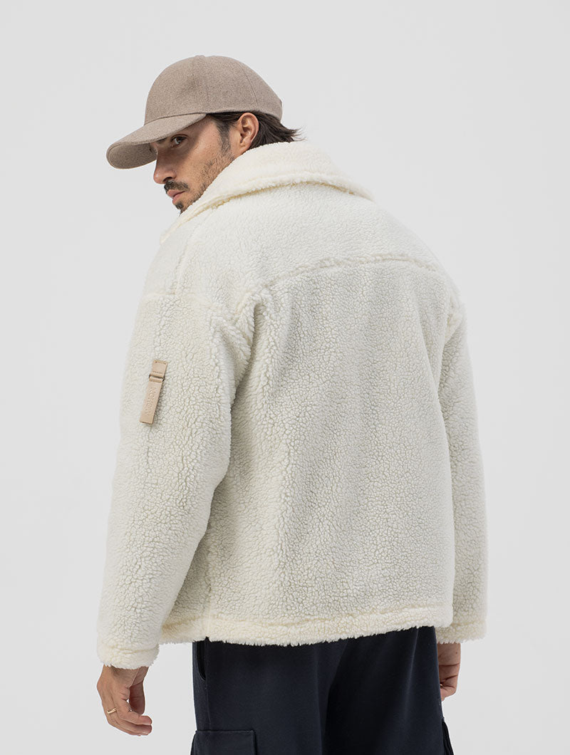 Men's Slim Fit Jacket with Zip Closure