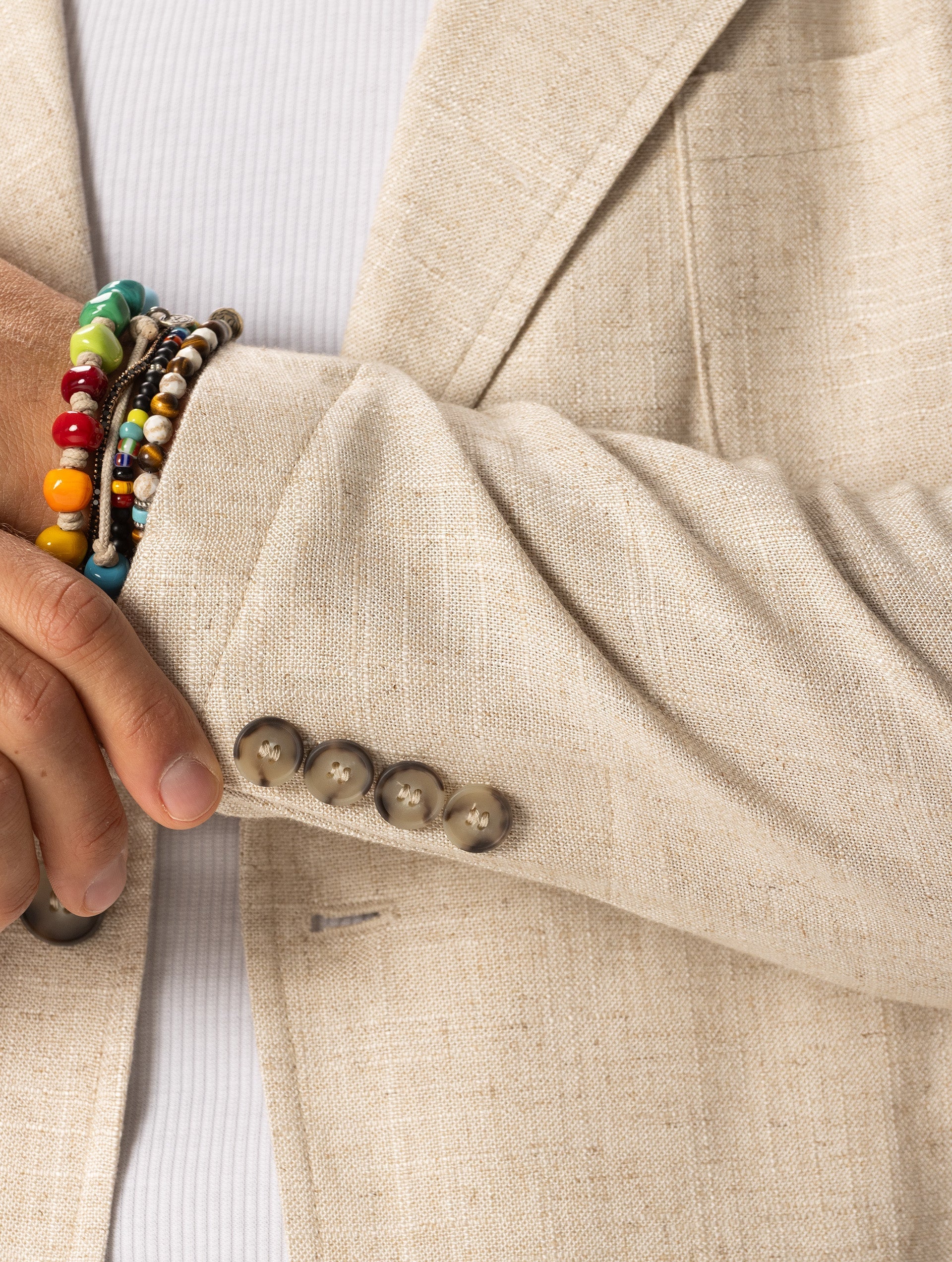 Men's Linen Blazer Regular Fit