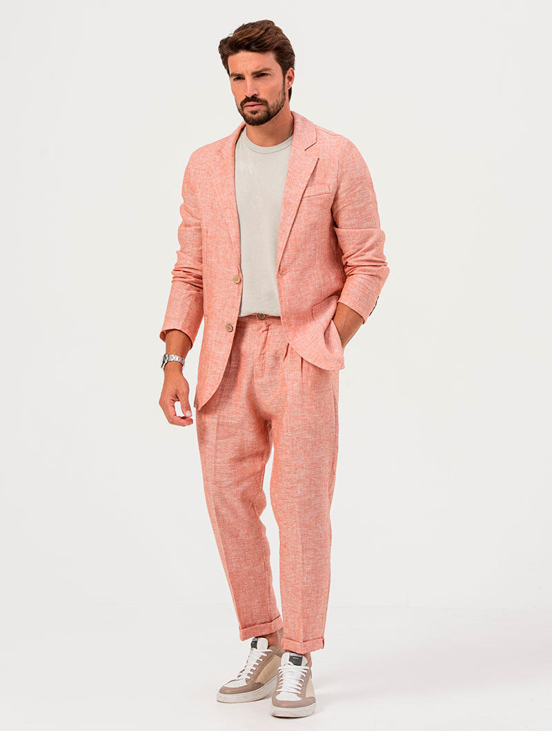 Men's Linen Blazer Slim Fit