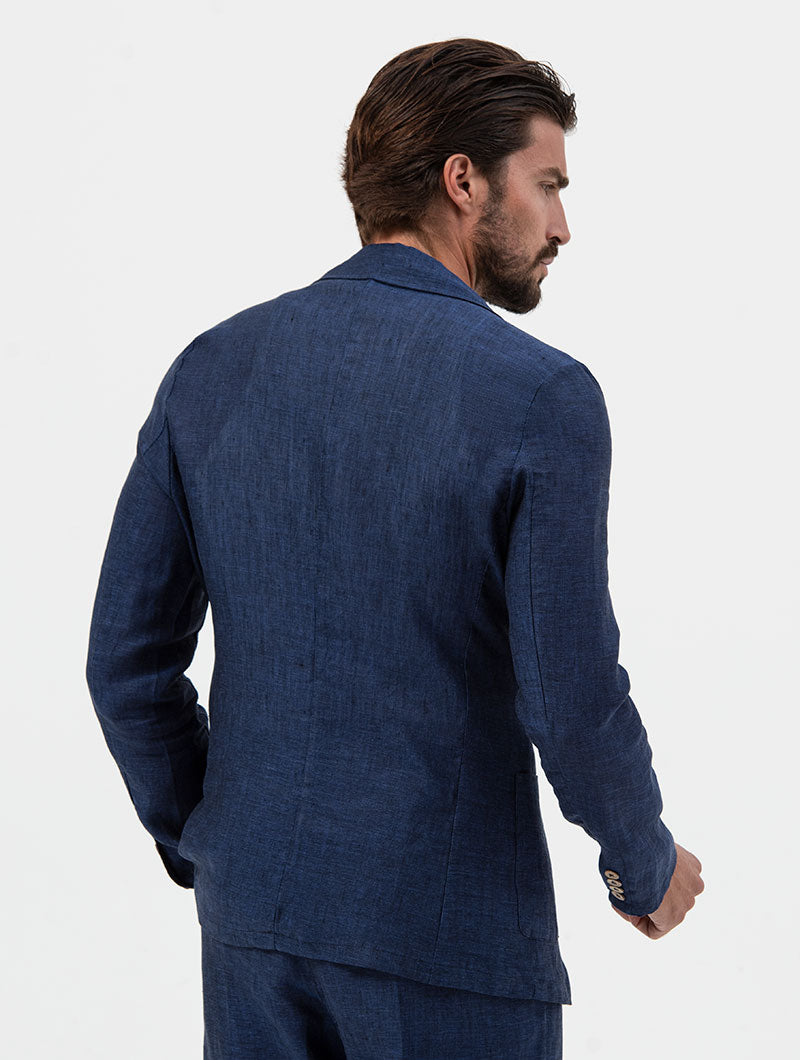 Men's Navy Blazer with Regular Fit