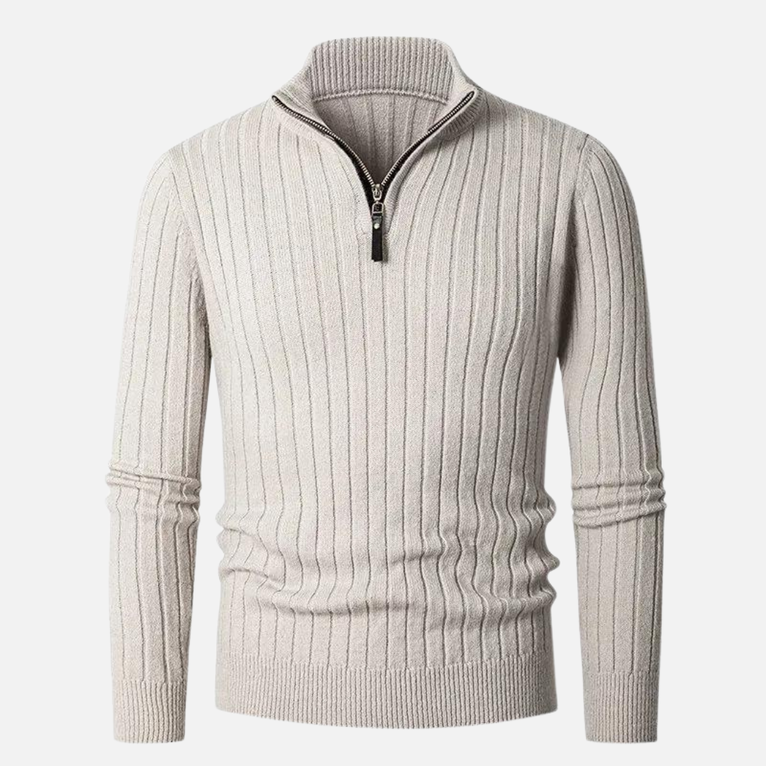 Men's Half Zip Jumper Premium Cotton