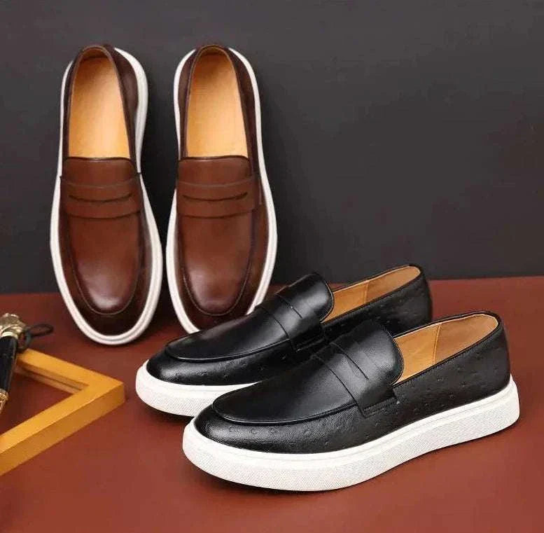 Men's Casual Loafers in British Style
