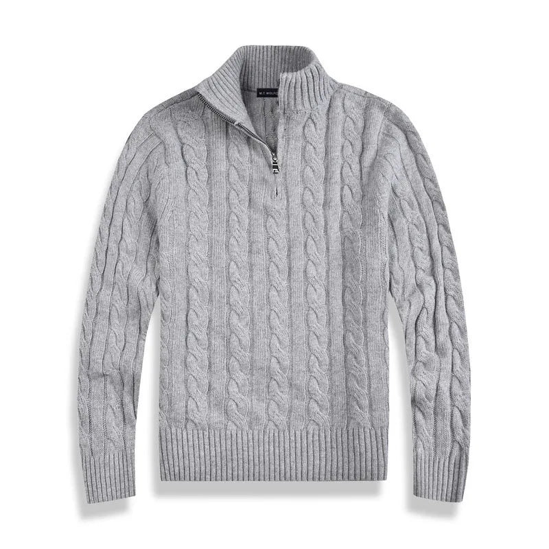 Men's Half Zip Sweater Cotton Luxe
