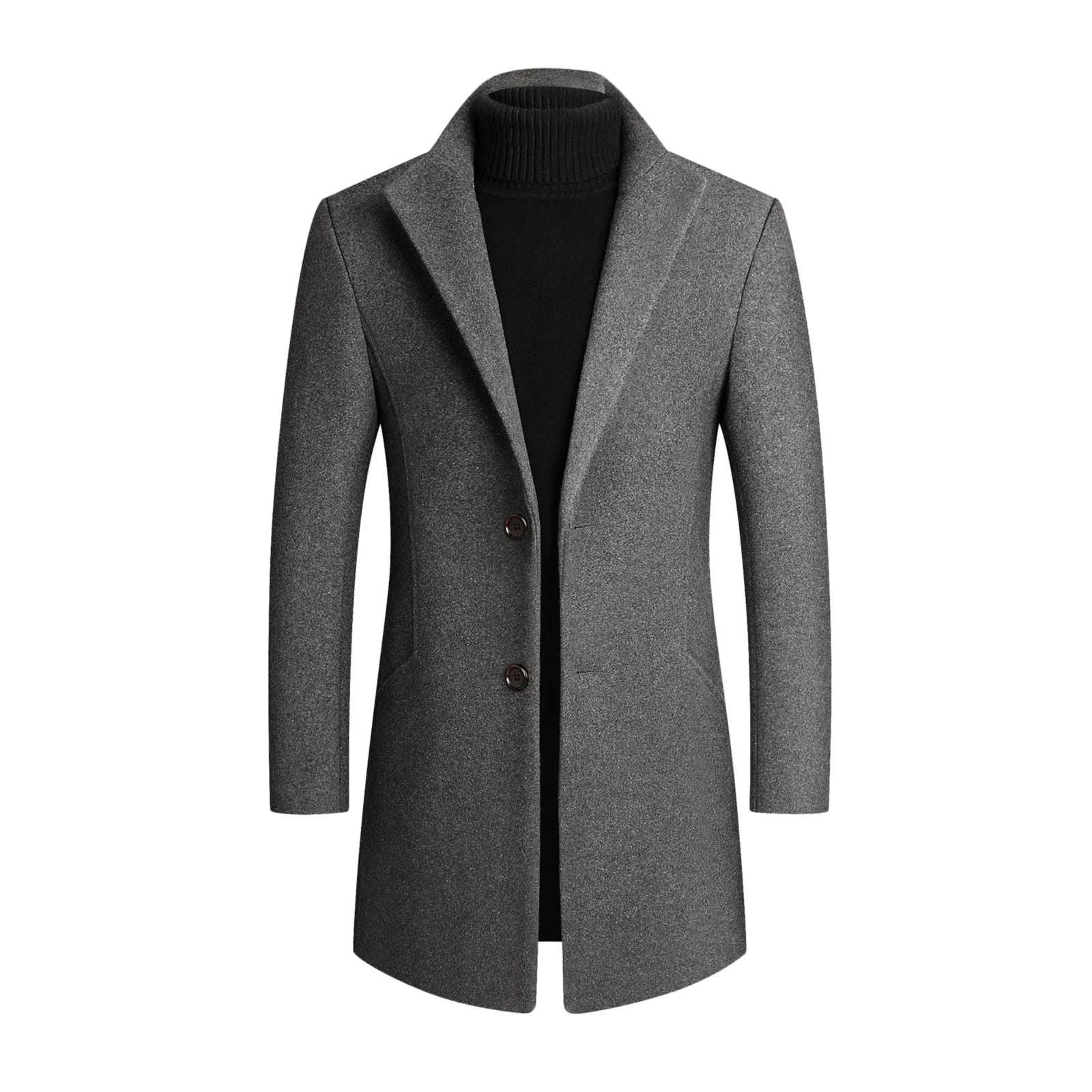 Men's Wool Coat Classic Model