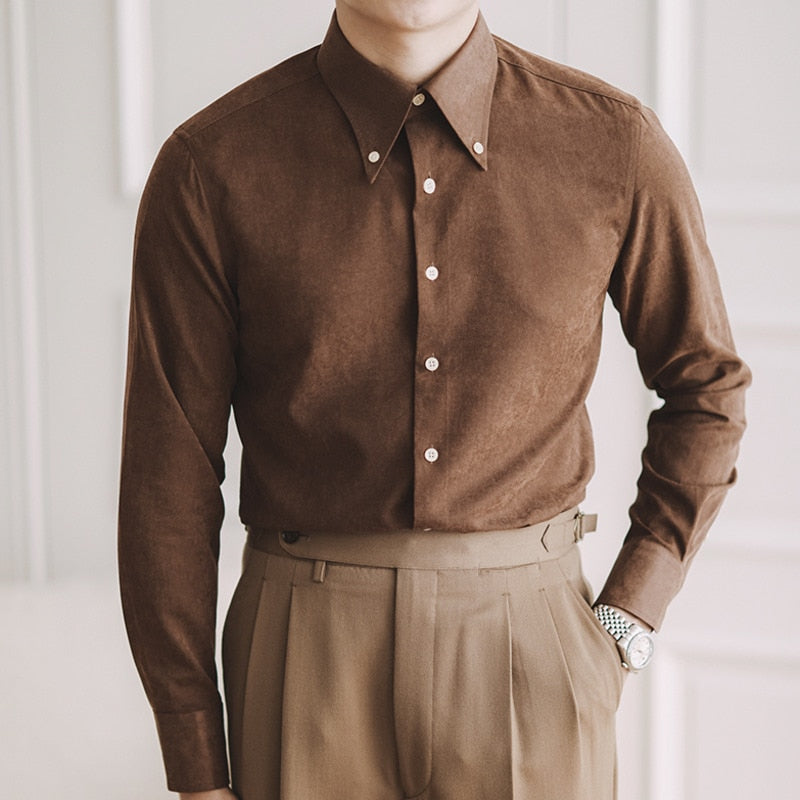 Men's Casual Fit Shirt for Business Use