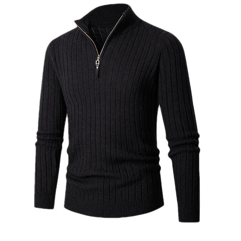 Men's Half Zip Jumper Premium Cotton