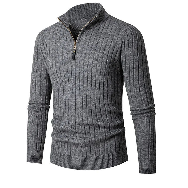 Men's Half Zip Jumper Premium Cotton