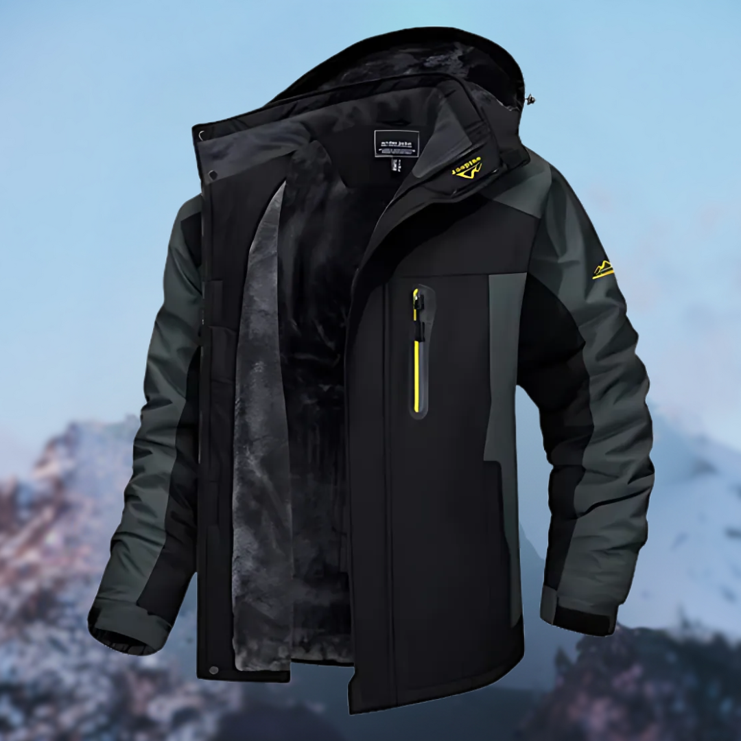 Men's Winter Jacket Water-Repellent Warm Design