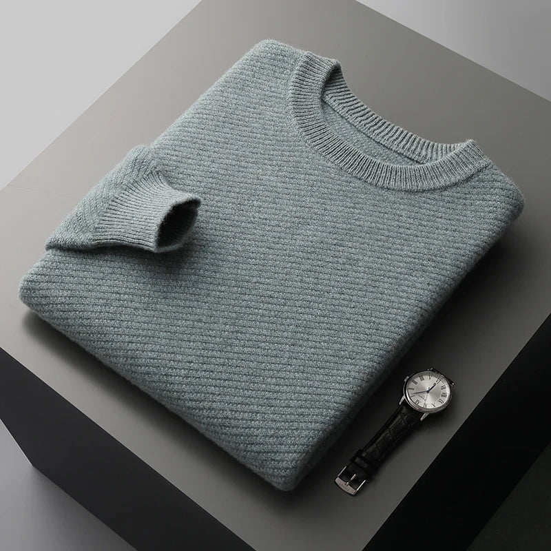 Men's wool crew neck premium quality