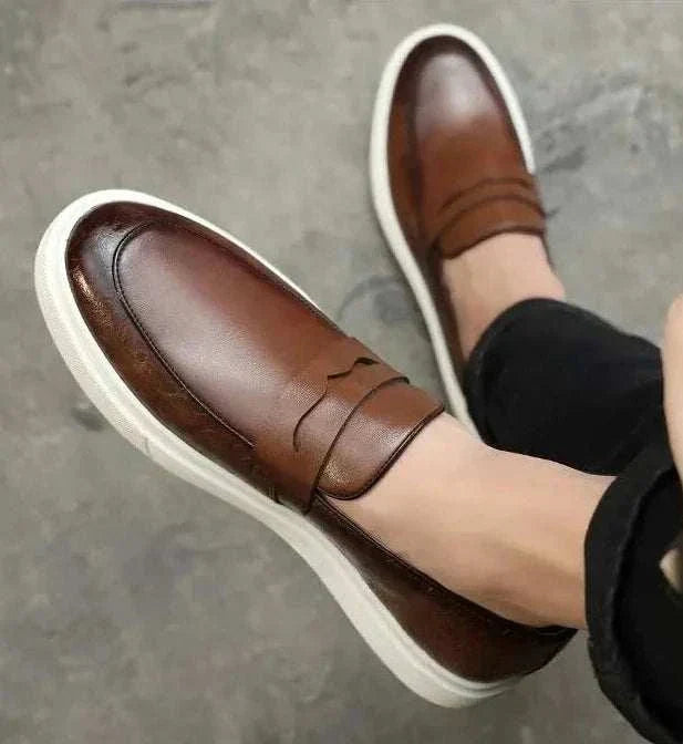 Men's Casual Loafers in British Style