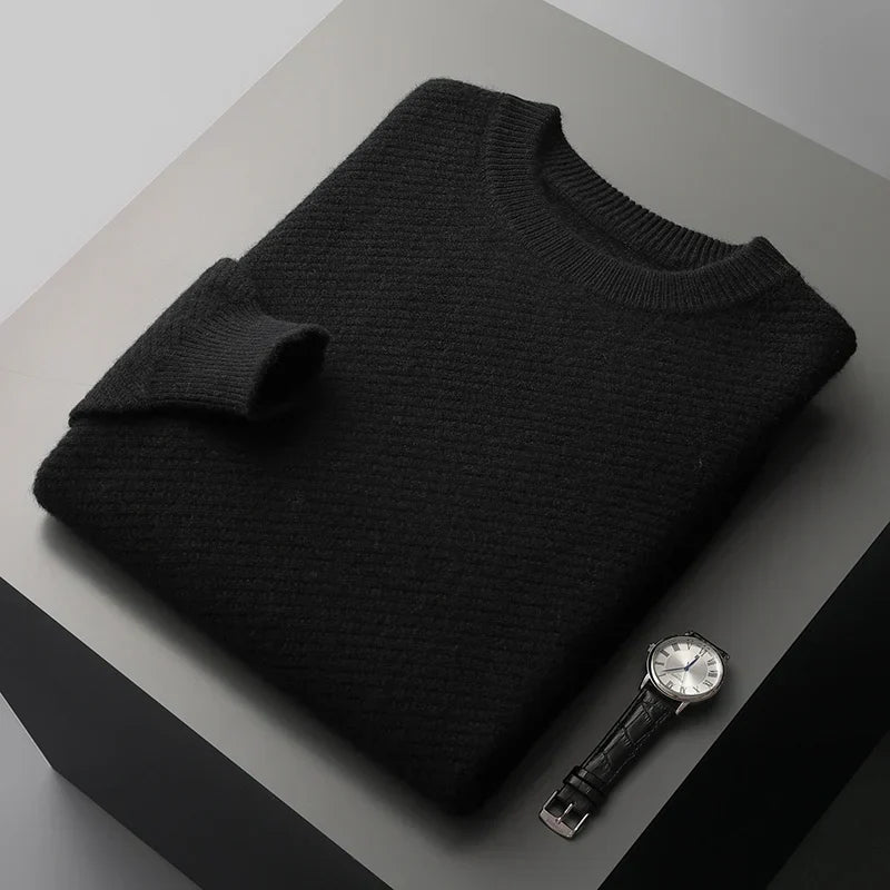 Men's wool crew neck premium quality