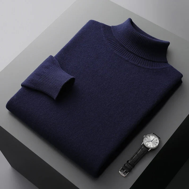 Men's Wool Turtleneck Premium Quality
