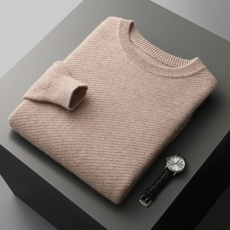 Men's wool crew neck premium quality