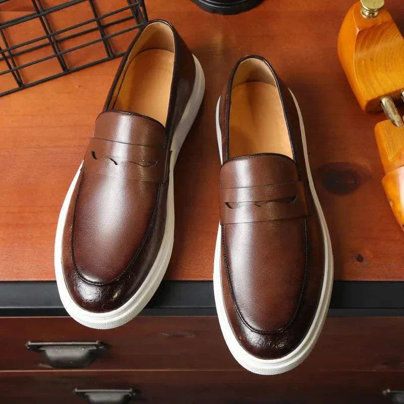 Men's Casual Loafers in British Style