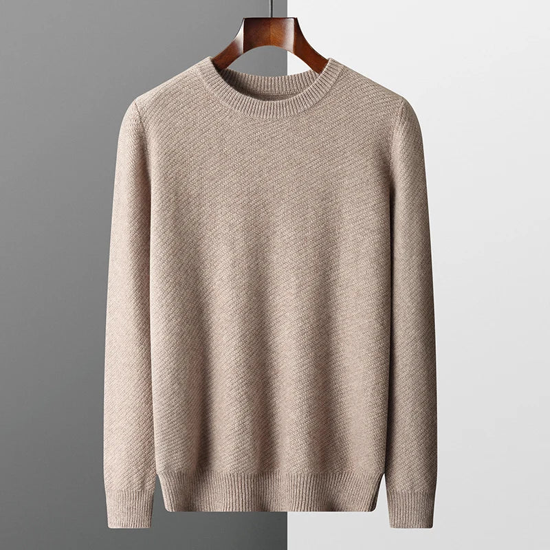 Men's wool crew neck premium quality