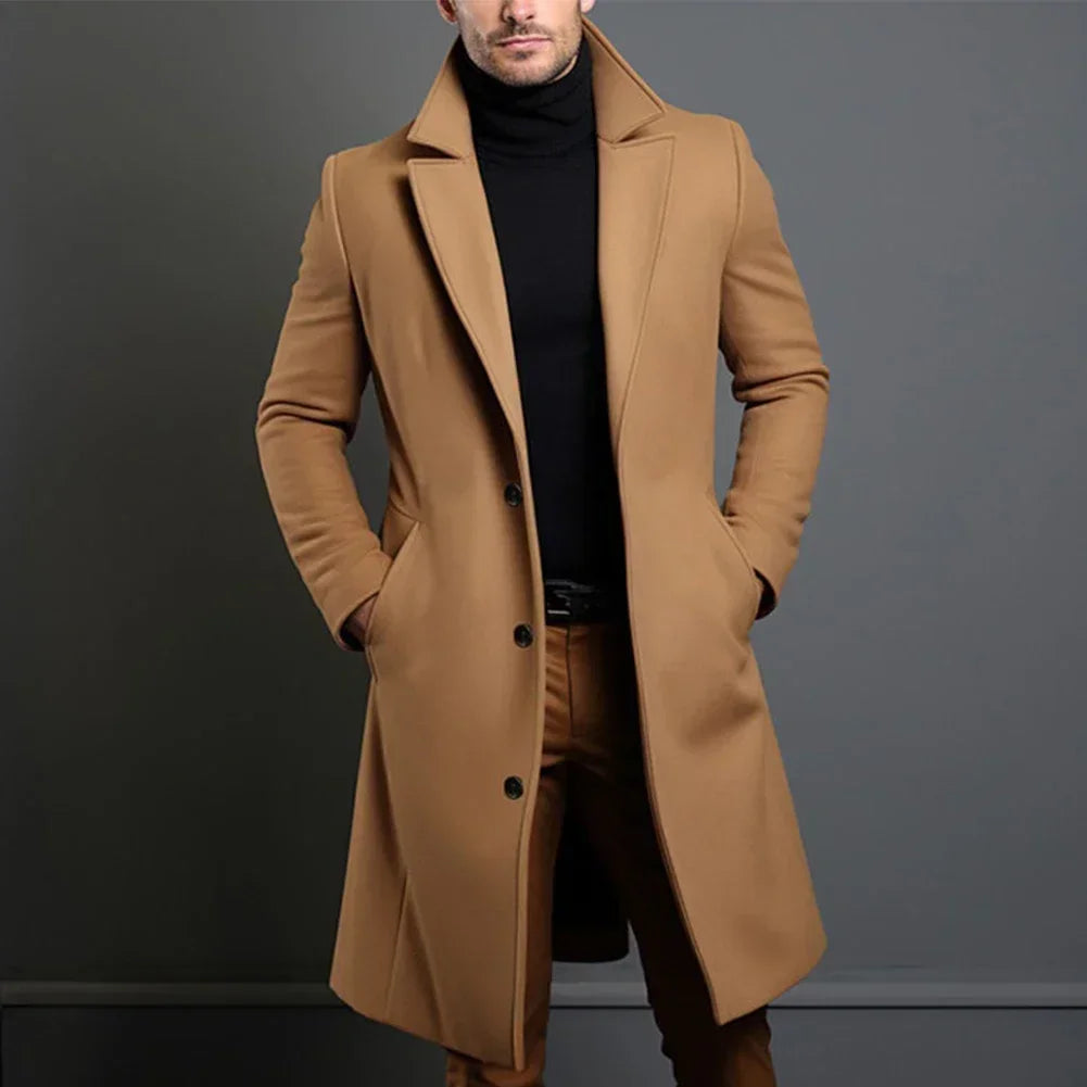 Men's Classic Overcoat Tailored Fit