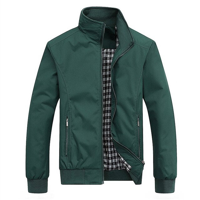 Men's Slim Fit Lightweight Bomber Jacket