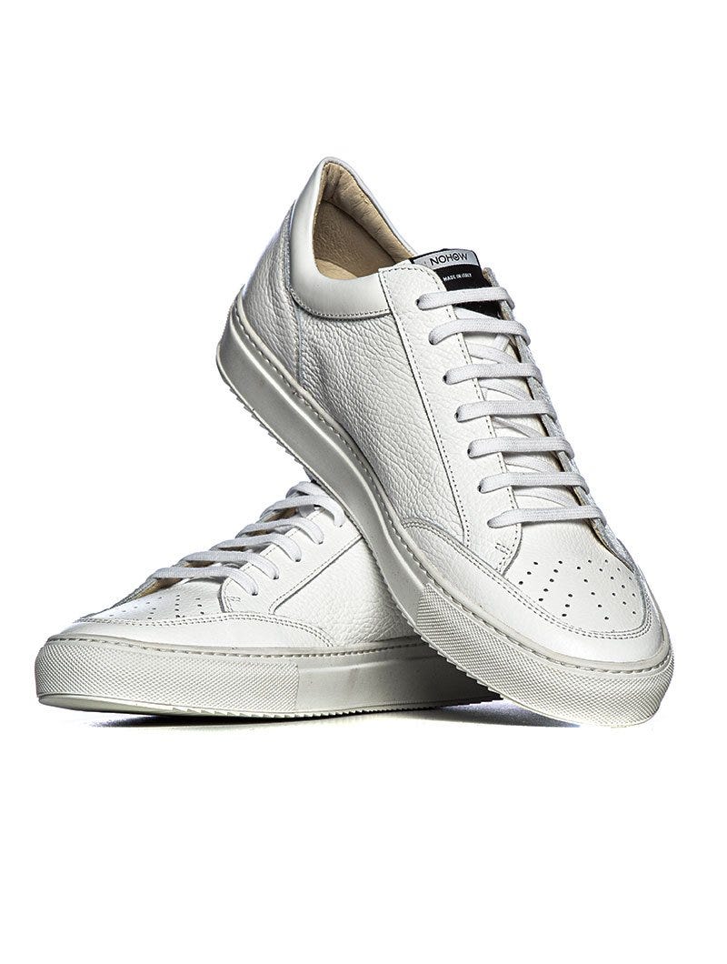 Men's Sneakers White Leather