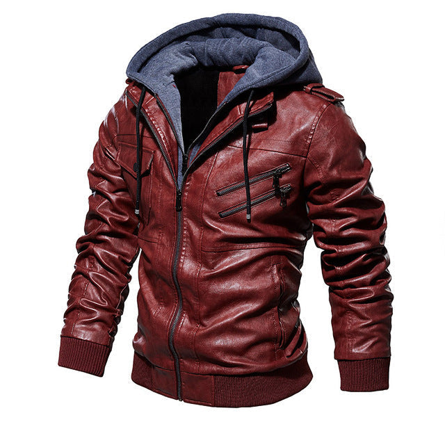 Men's Leather Jacket with Italian Elegance