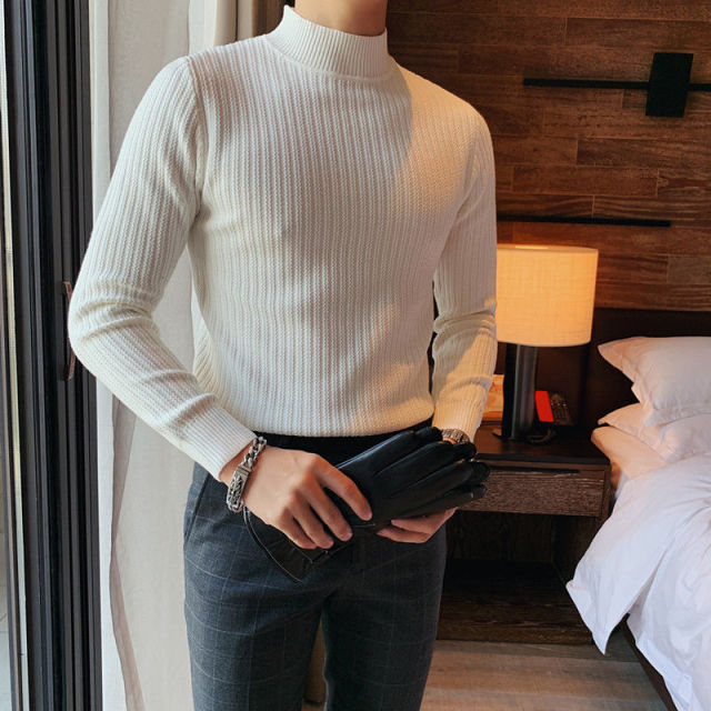Men's Jumper with Timeless Stripes