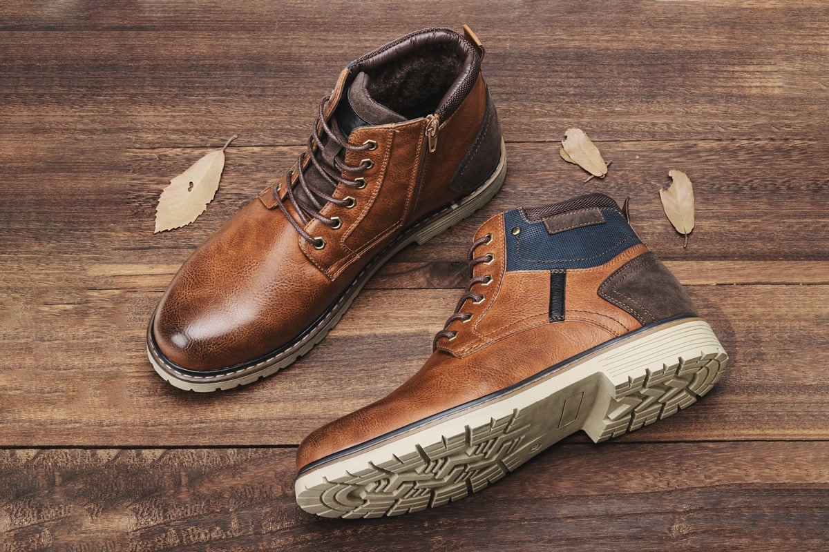 Men's Winter Boots with Classic Design