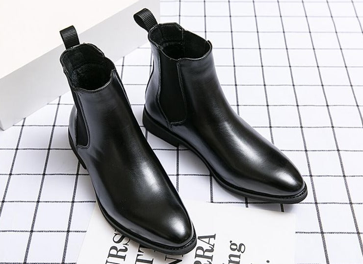Men's Casual Leather Boots Stylish