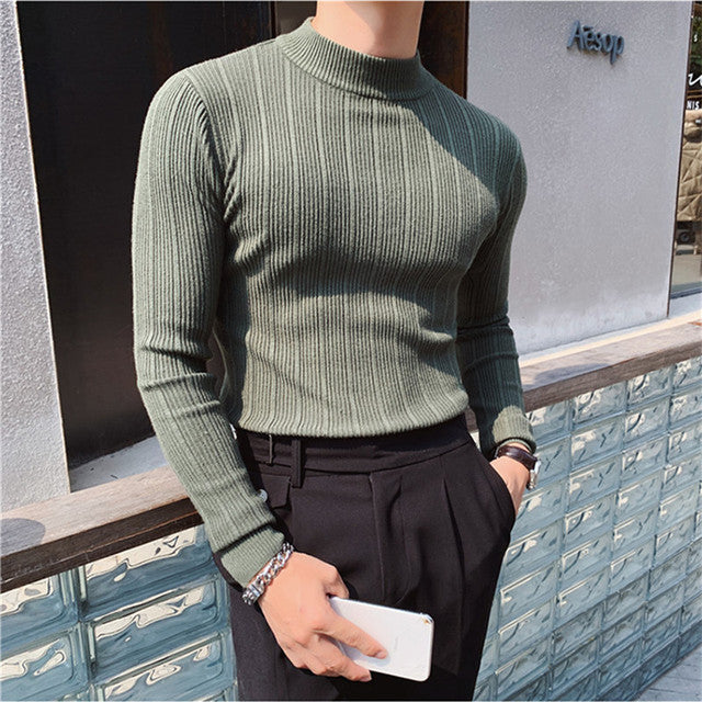 Men's Turtleneck Sweater with Casual Look