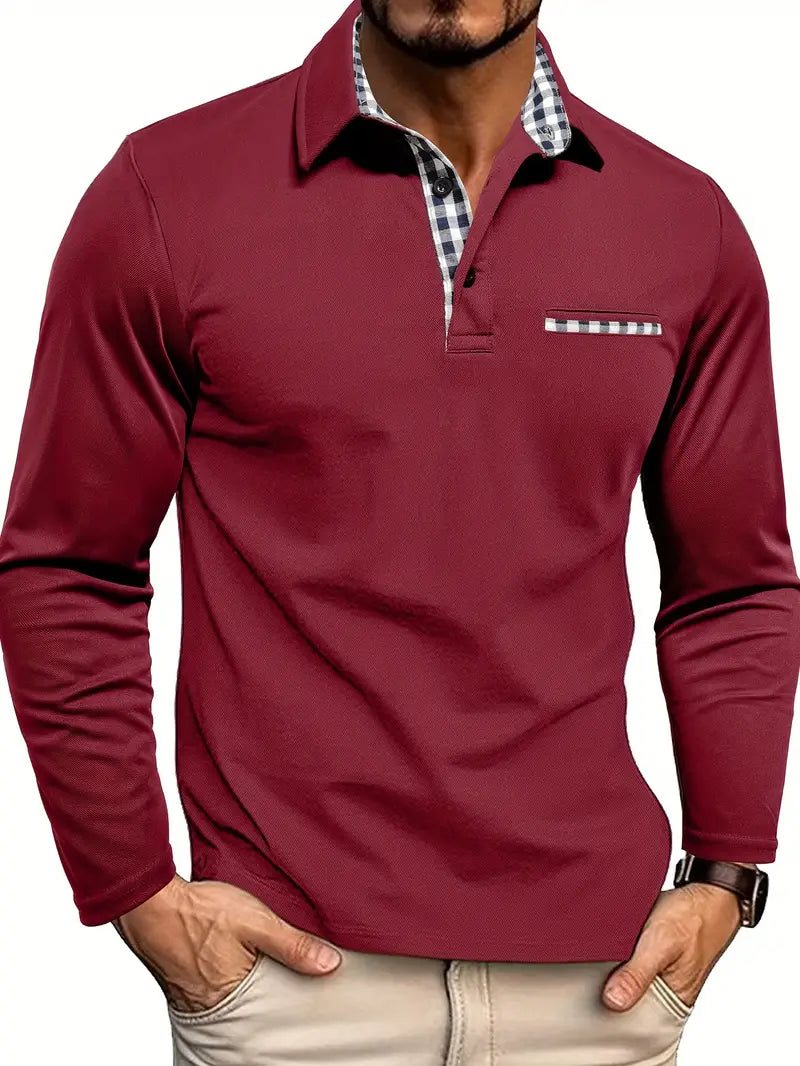 Men's Long Sleeve Polo