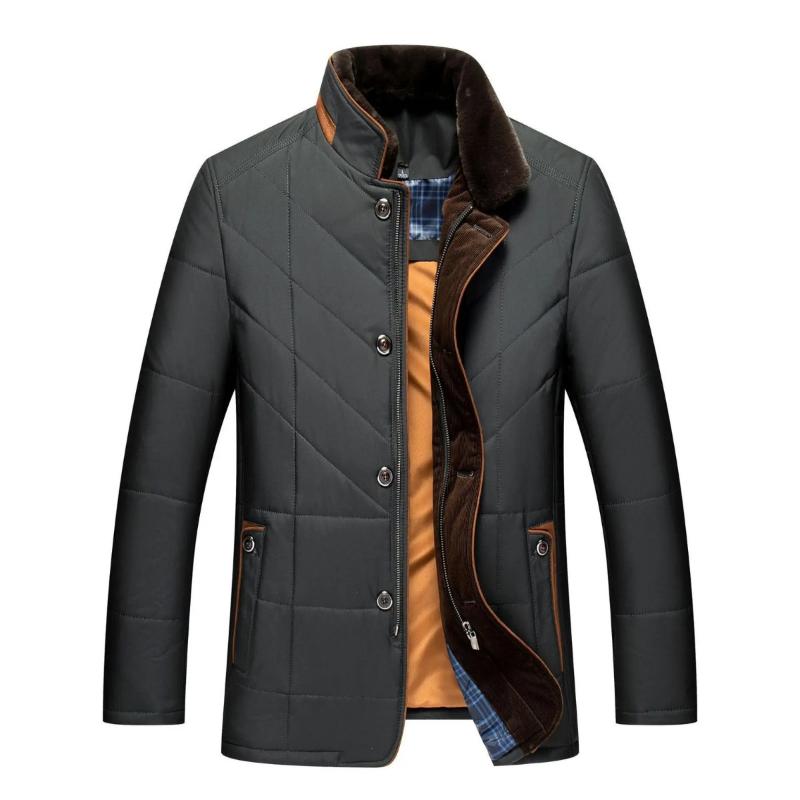 Men's Premium Jacket with Suede Accents