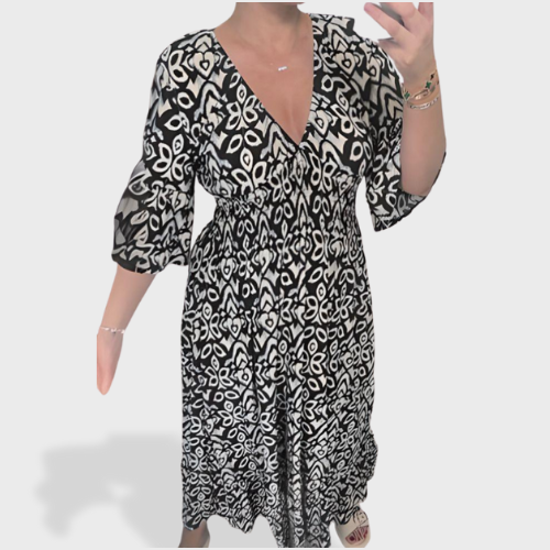 Luna™ - Boho Printed Dress