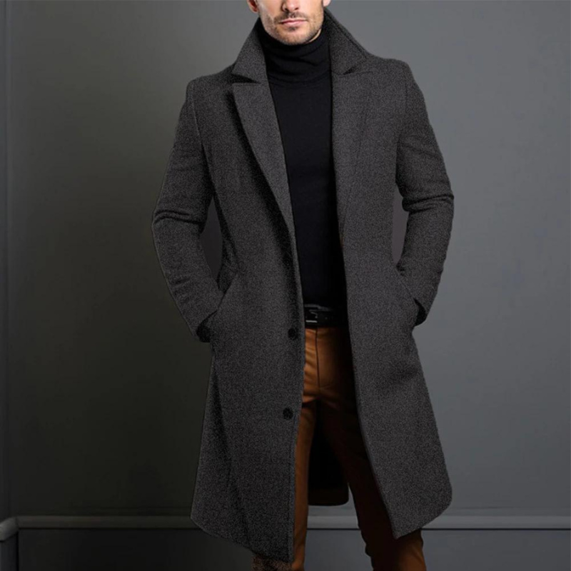 Men's coat made of high-quality wool