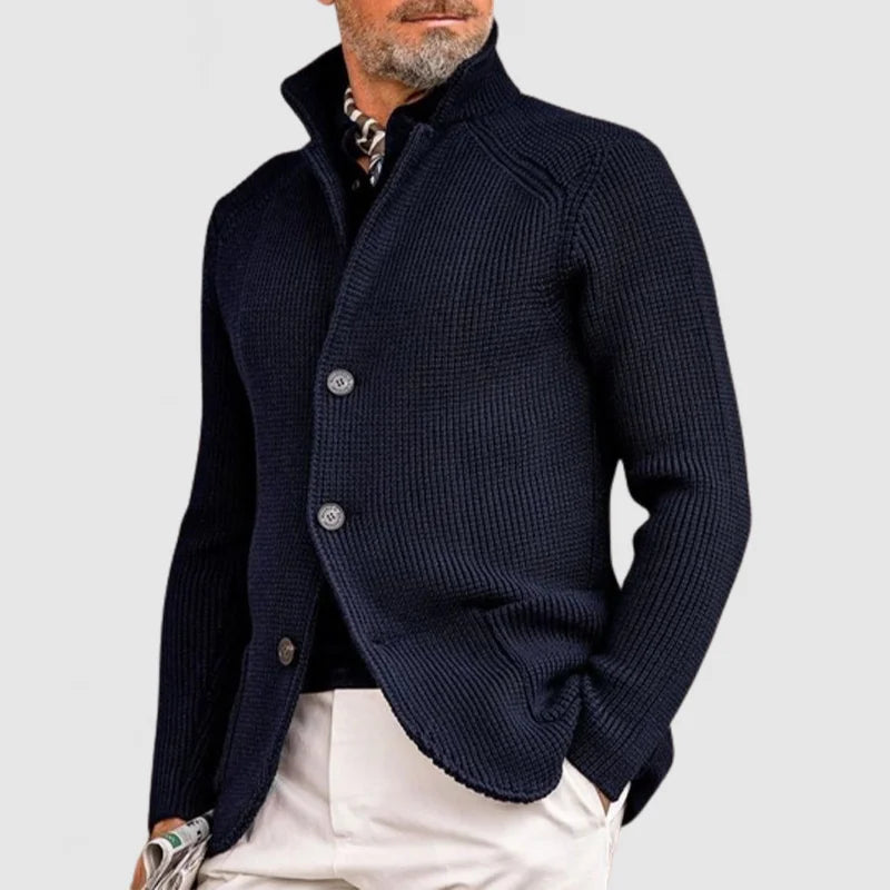 Men's Cardigan with Button Closure